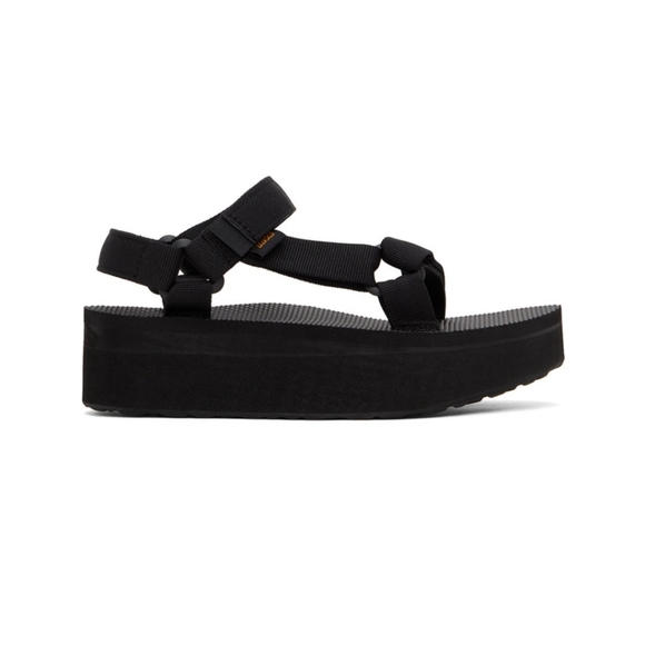 Teva Shoes - Teva Black Flatform Universal Sandals